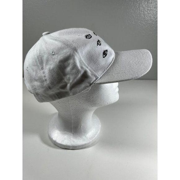 DKPS Gorras Funny Eyes Unisex Casual BuckleBack Cap. White OSFM - Picture 3 of 9